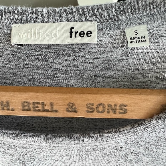 Aritzia Wilfred Free Arizona Salt & Pepper Shirt Size Small - Picture 6 of 6